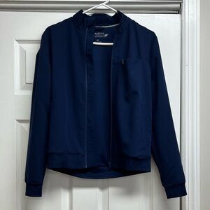 Women's Fabletics Navy Scrub Jacket